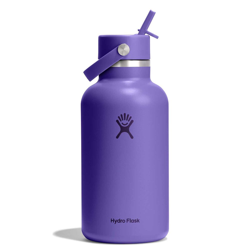 64 oz Wide Mouth with Flex Straw Cap - Utopia Purple