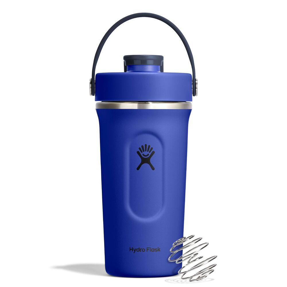 24 oz Insulated Shaker Bottle - Capri Blue