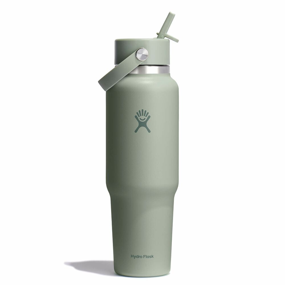 40 oz Travel Bottle with Flex Straw Cap - Agave